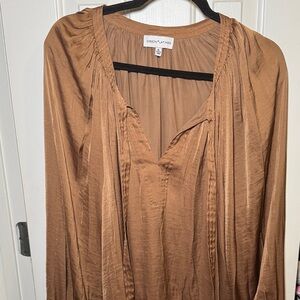 Gibson Latimer Tan Blouse